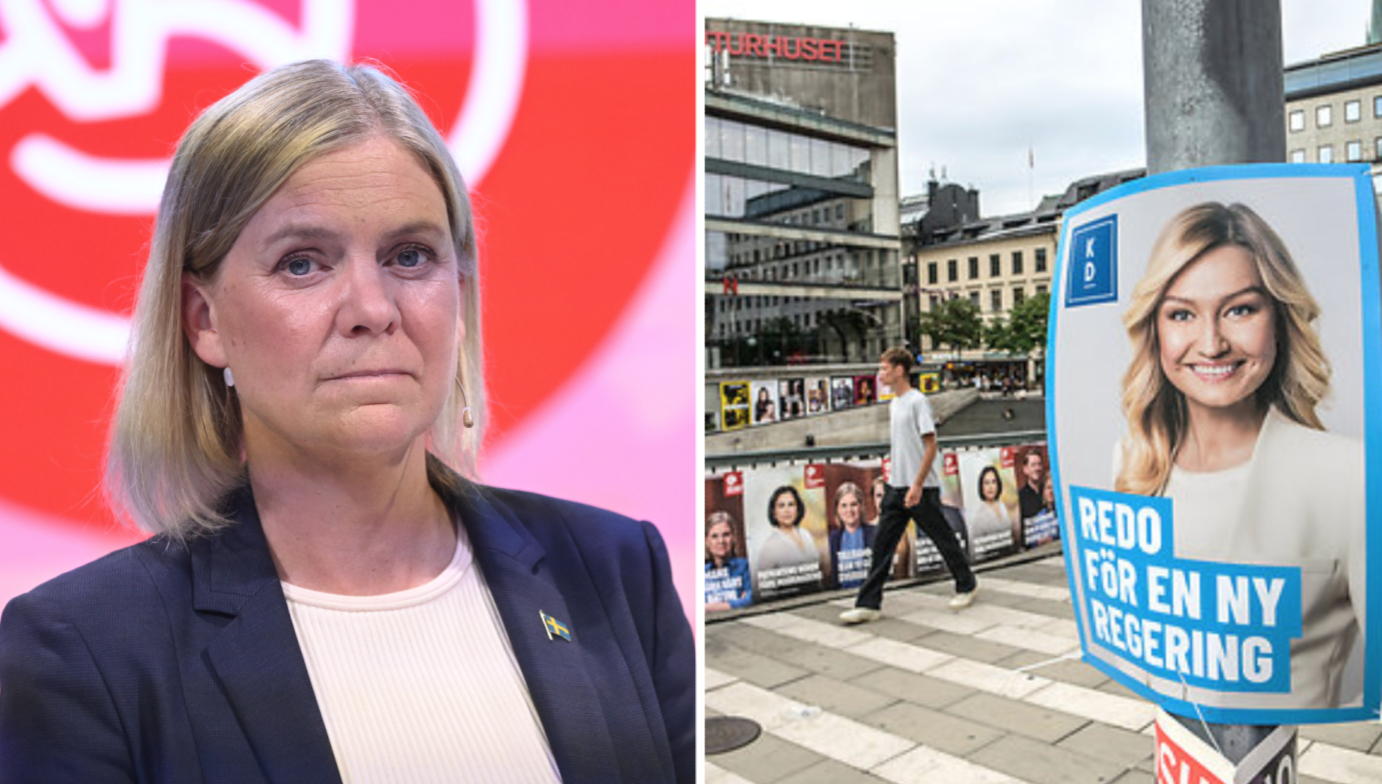 Socialdemokraterna, Magdalena Andersson, Valet 2022, Kristdemokraterna, Ebba Busch